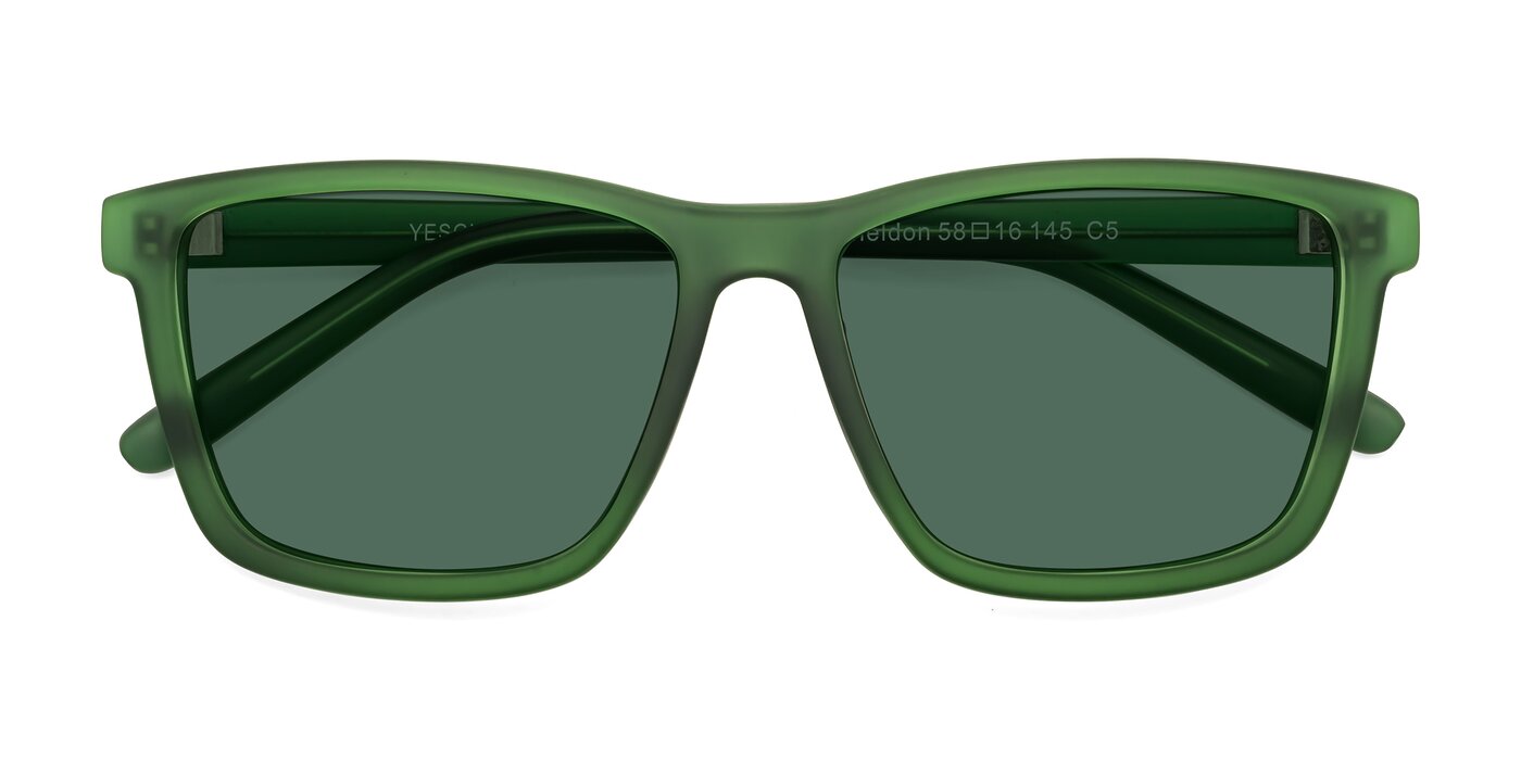 Sheldon - Green Polarized Sunglasses