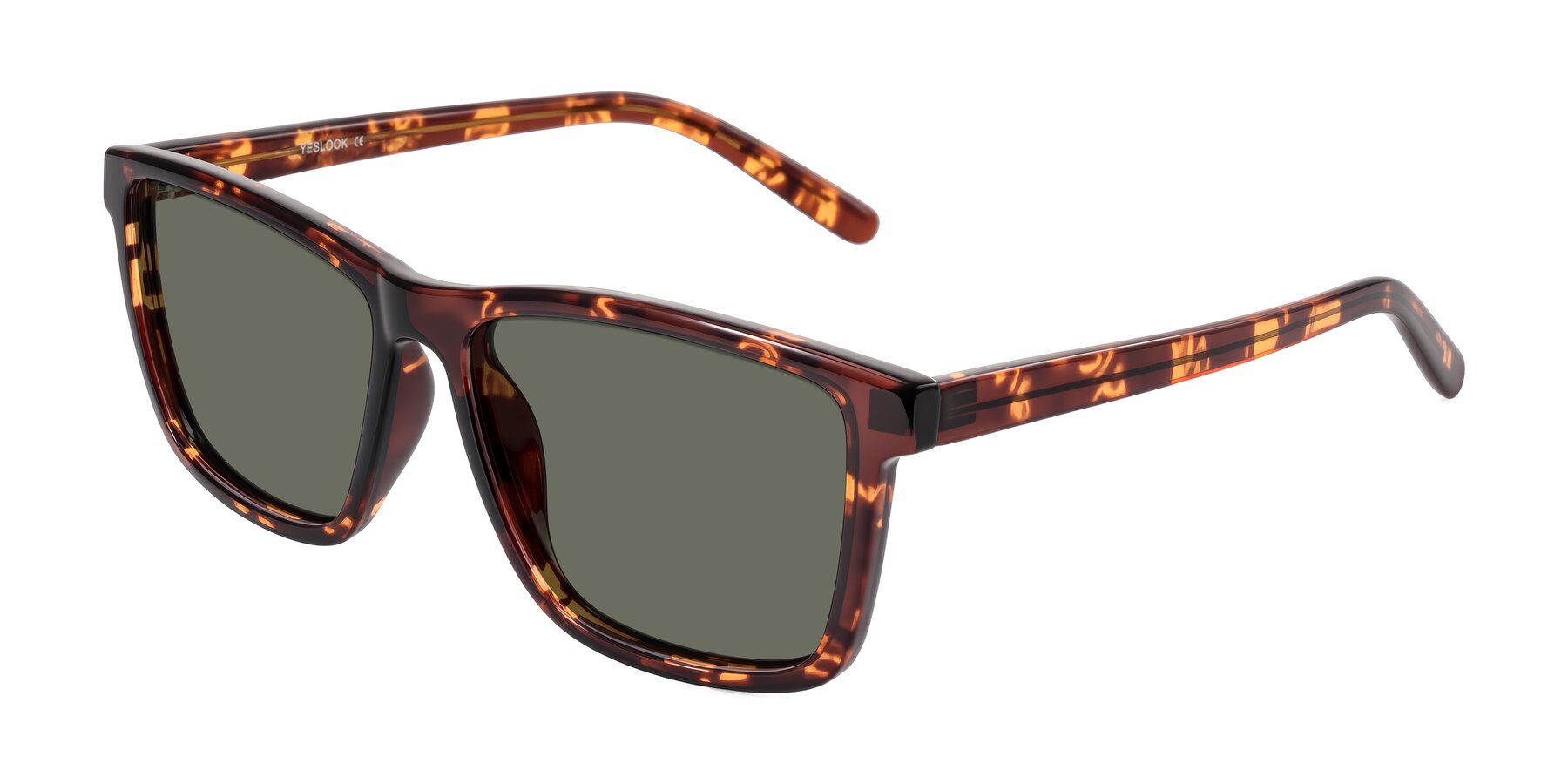 Angle of Sheldon in Tortoise with Gray Polarized Lenses