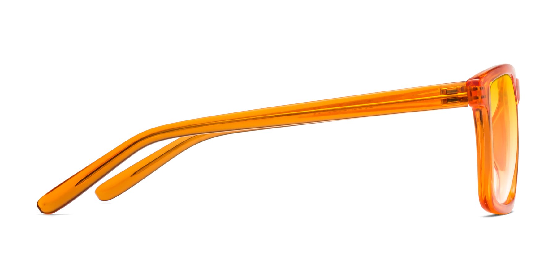 Side of Sheldon in Orange with Yellow Gradient Lenses