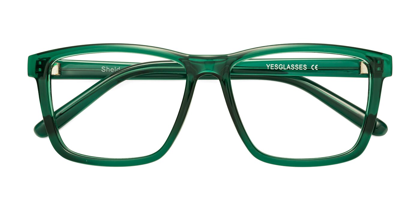 Sheldon - Green Eyeglasses