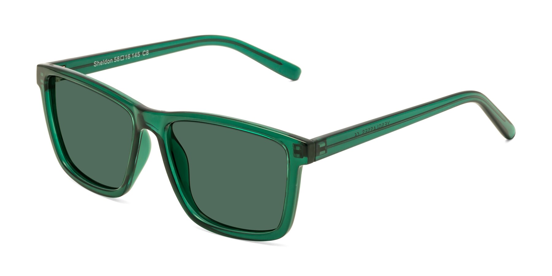 Angle of Sheldon in Green with Green Polarized Lenses