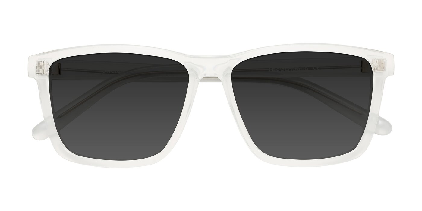 Sheldon - Translucent White Tinted Sunglasses