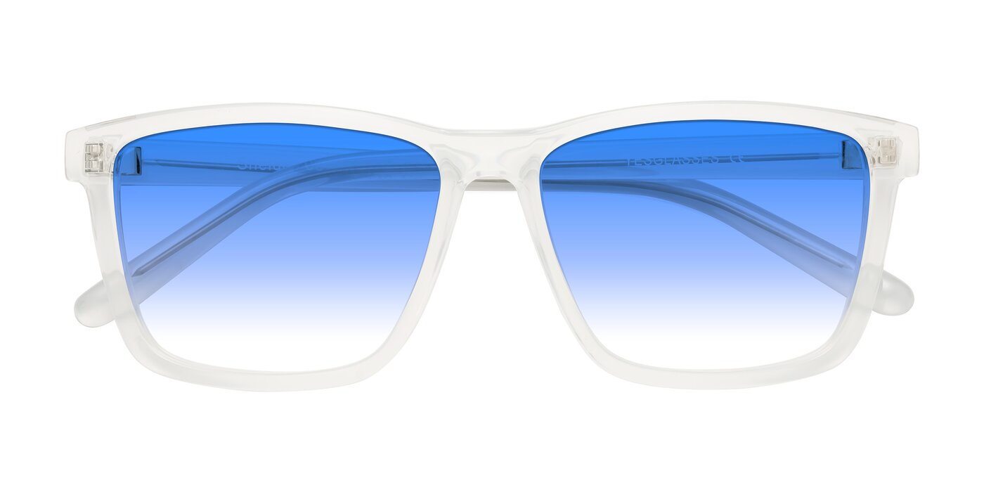 Sheldon - Translucent White Gradient Sunglasses