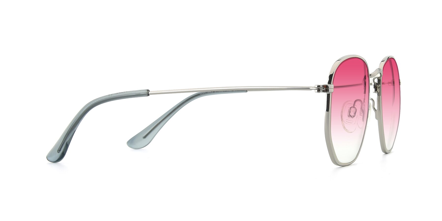 Side of SSR1943 in Silver with Pink Gradient Lenses
