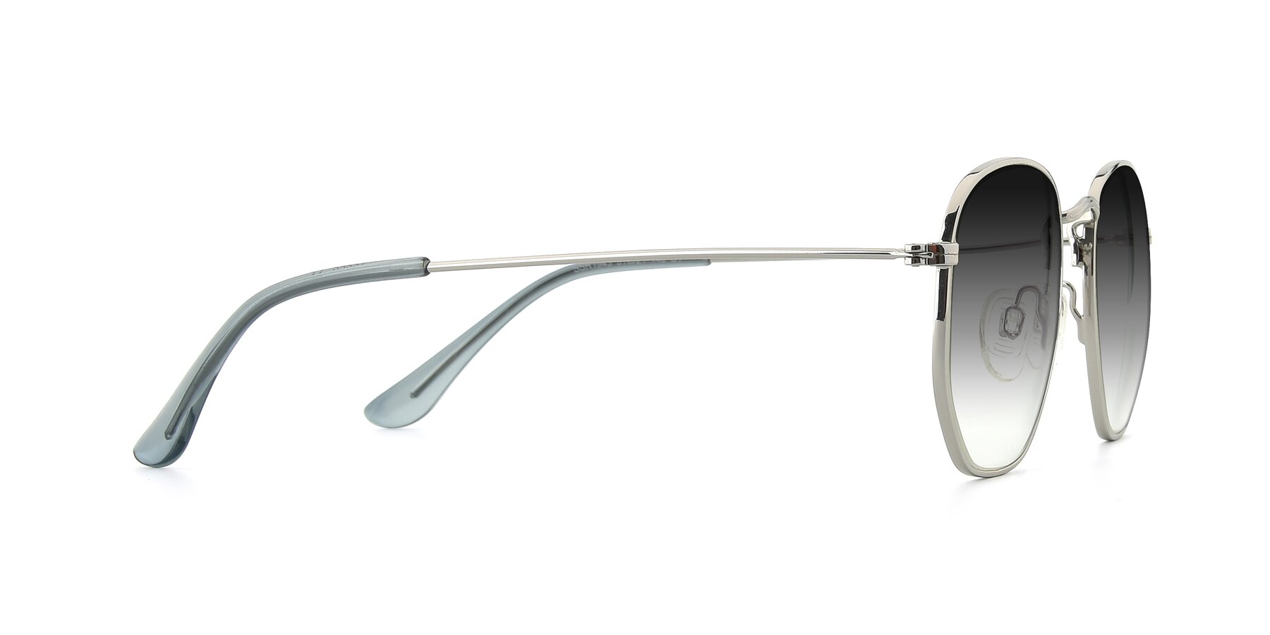 Side of SSR1943 in Silver with Gray Gradient Lenses
