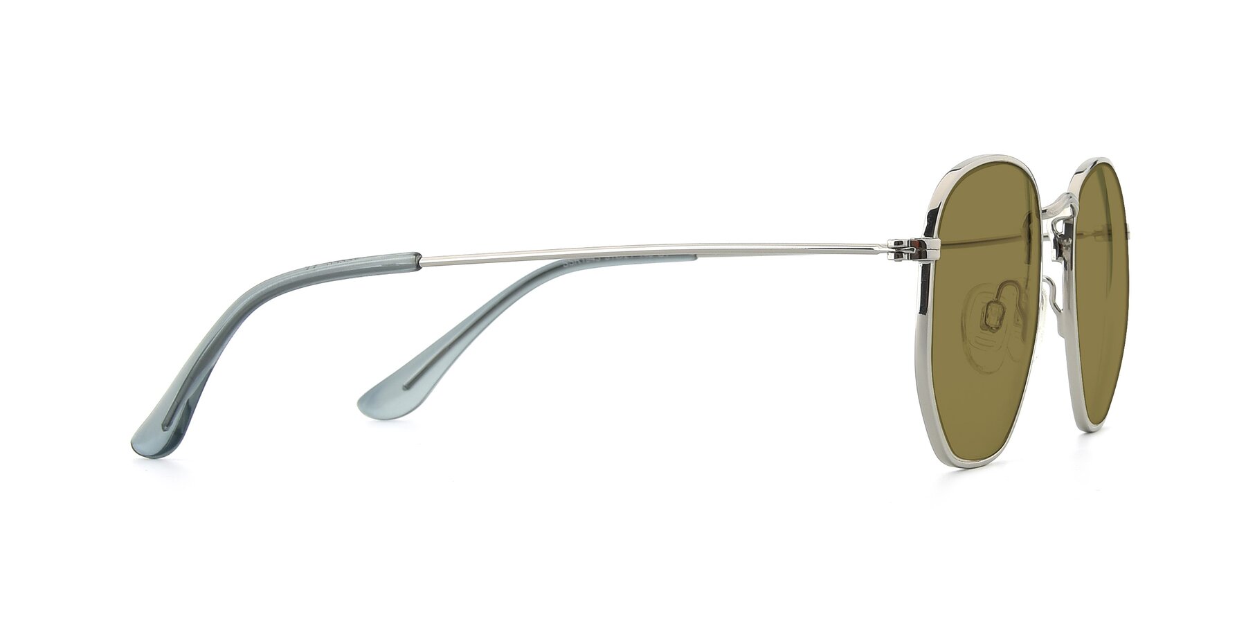Side of SSR1943 in Silver with Brown Polarized Lenses