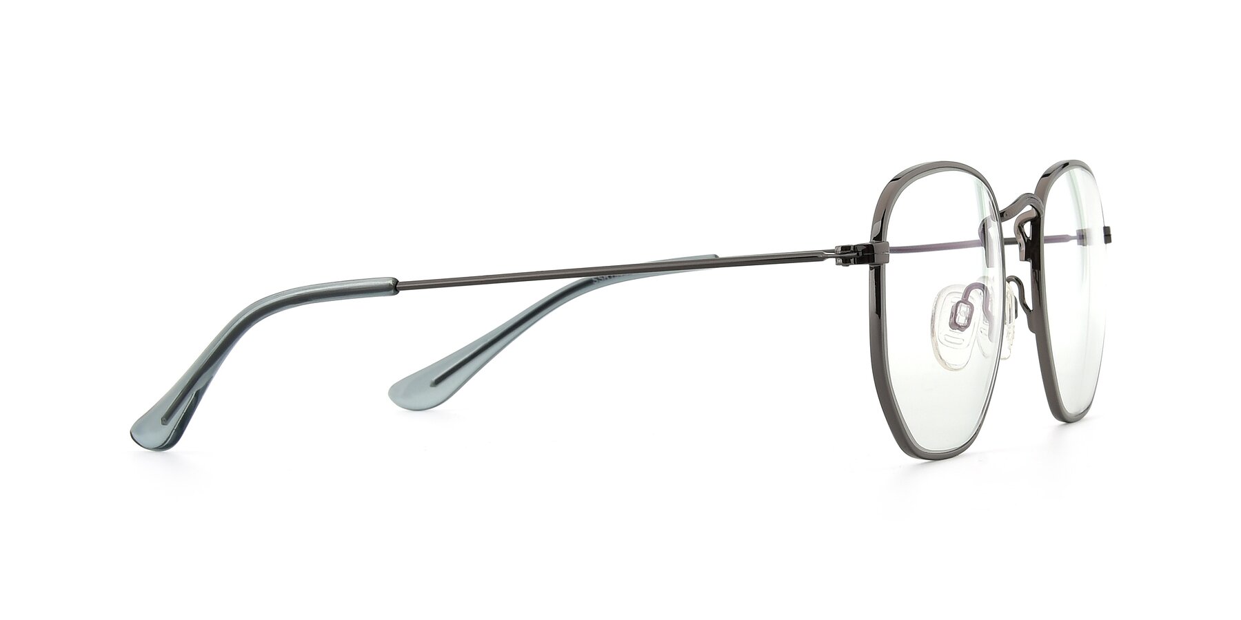 Side of SSR1943 in Grey with Clear Reading Eyeglass Lenses