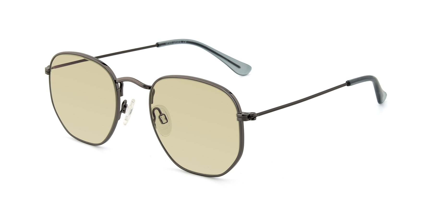 Angle of SSR1943 in Grey with Light Champagne Tinted Lenses