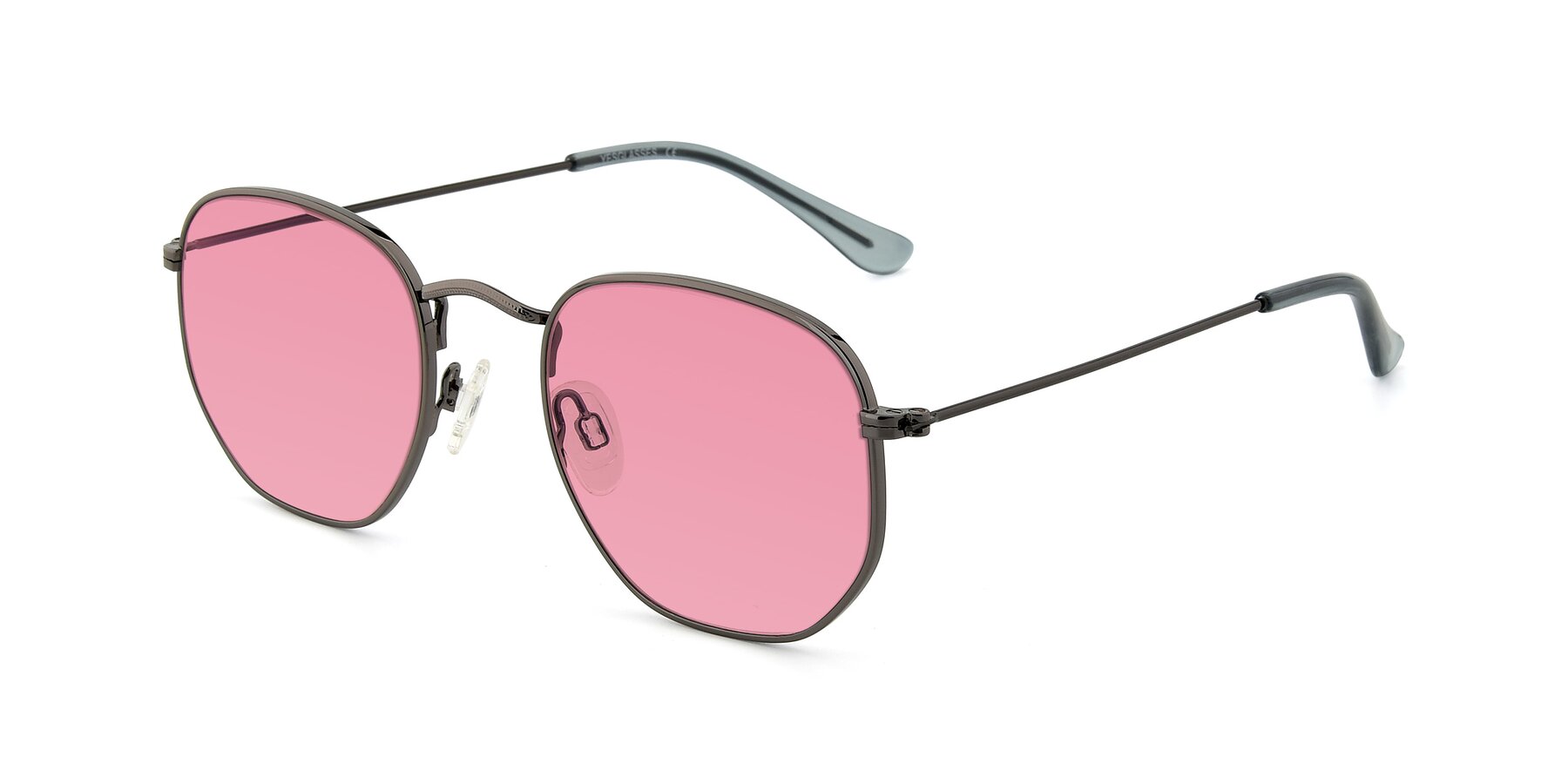 Angle of SSR1943 in Grey with Pink Tinted Lenses