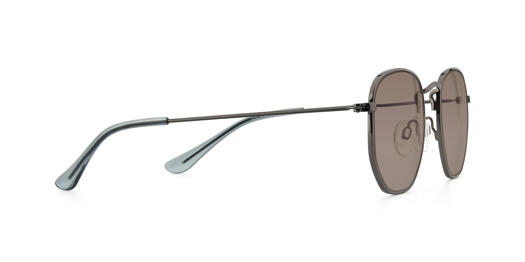 Side of SSR1943 in Grey with Medium Brown Tinted Lenses
