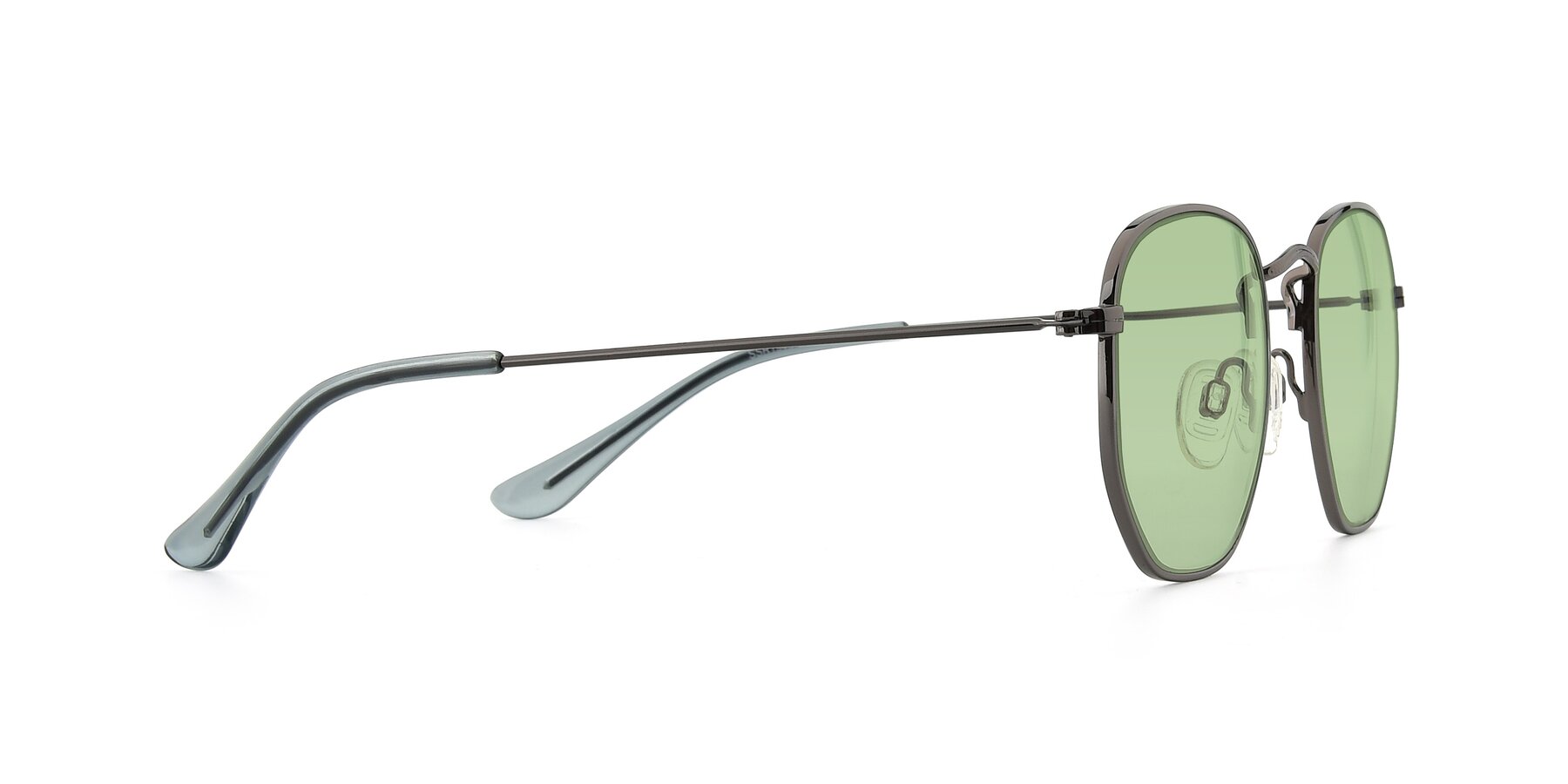 Side of SSR1943 in Grey with Medium Green Tinted Lenses