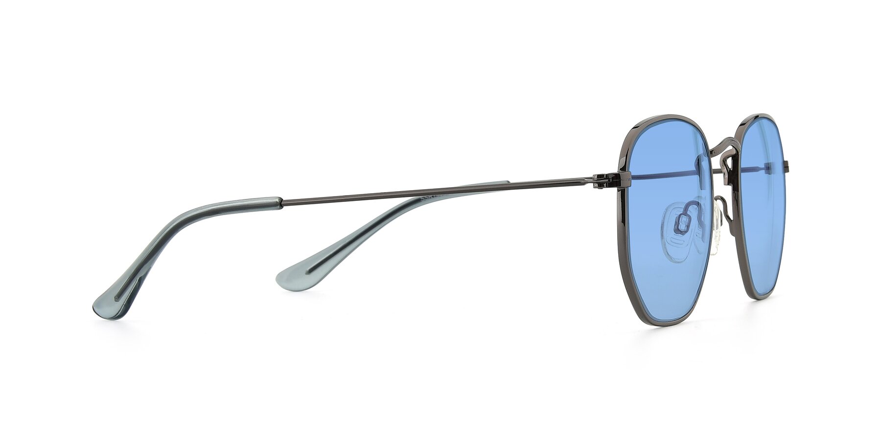 Side of SSR1943 in Grey with Medium Blue Tinted Lenses