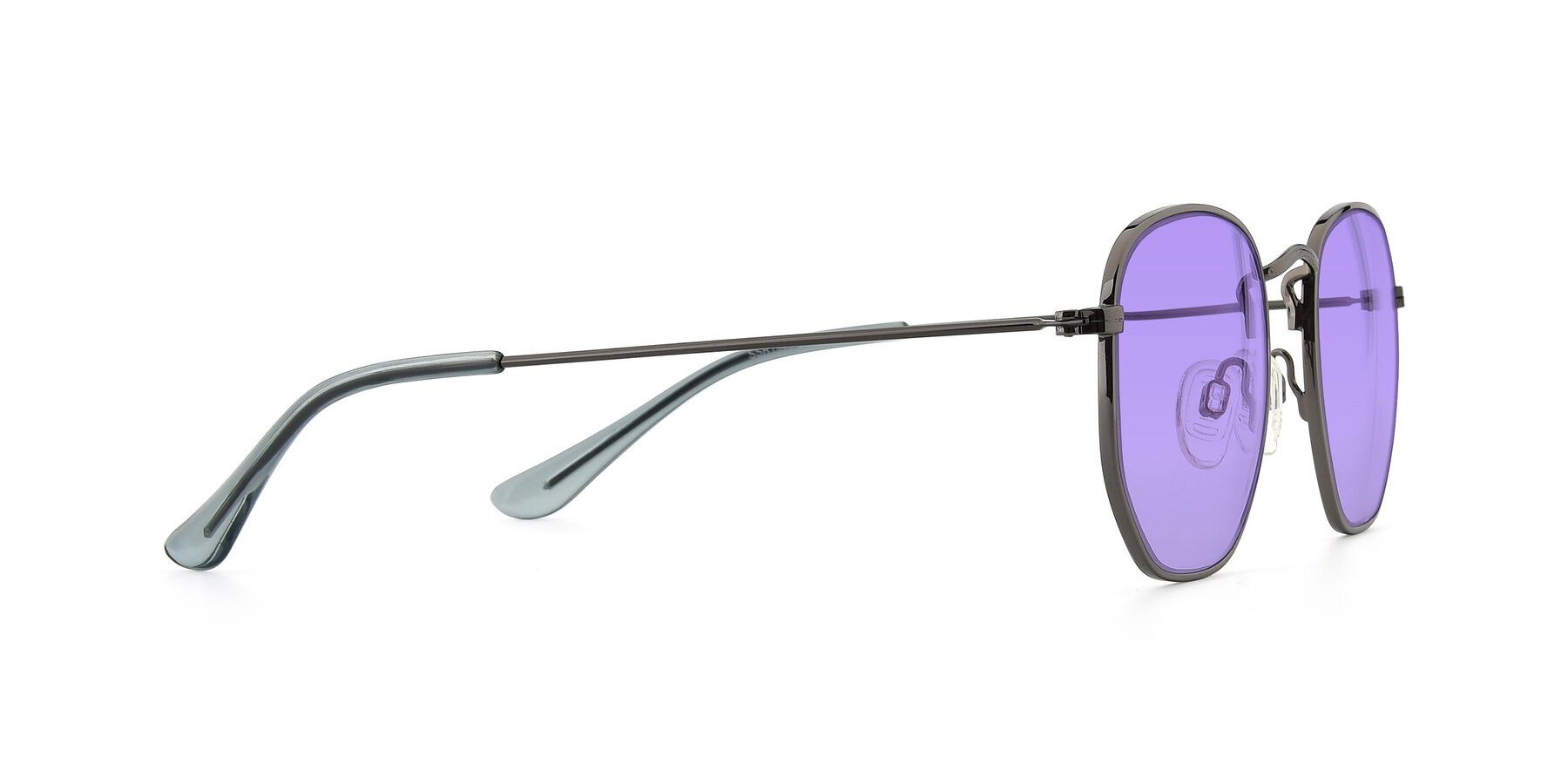 Side of SSR1943 in Grey with Medium Purple Tinted Lenses