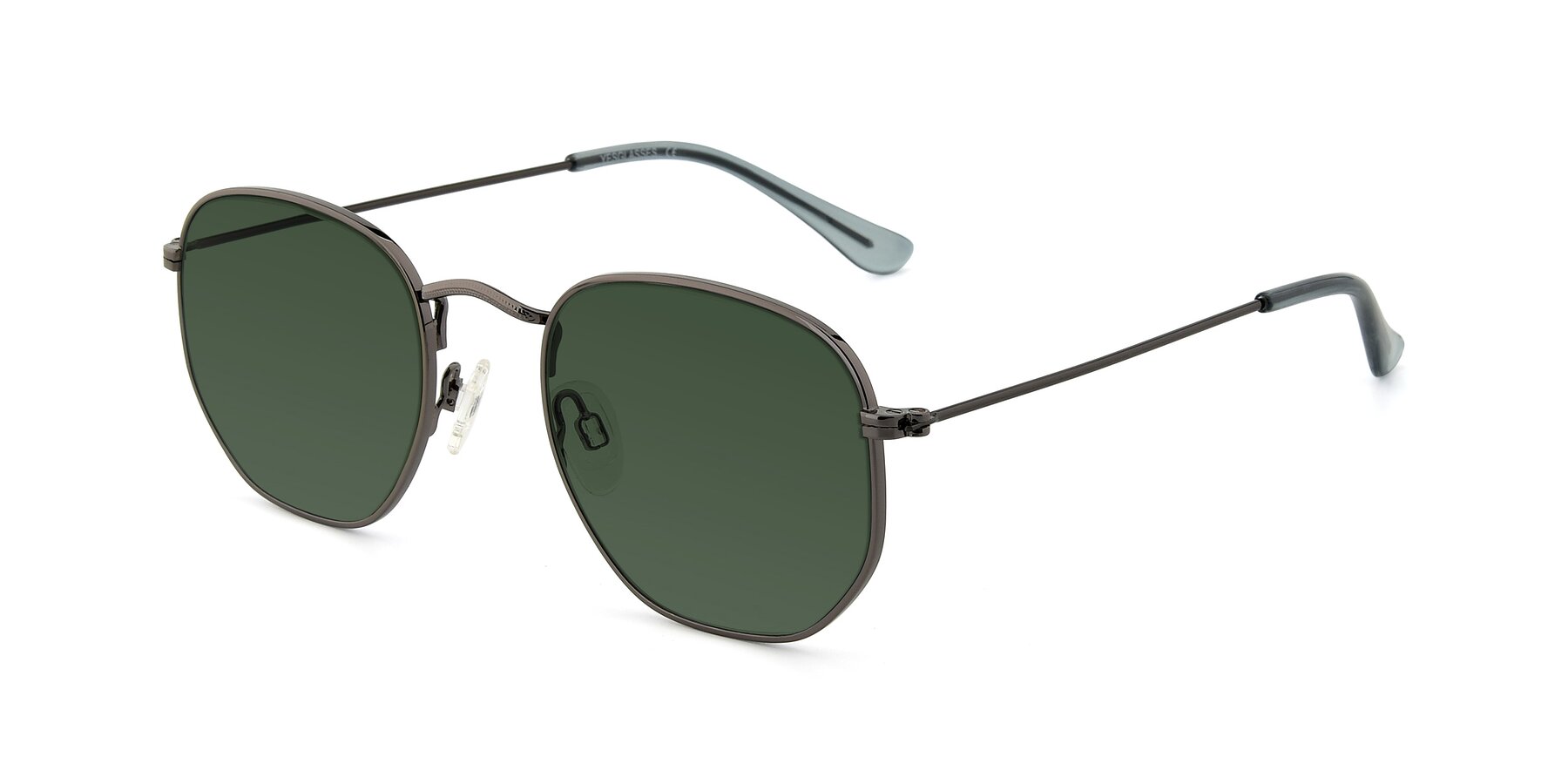 Angle of SSR1943 in Grey with Green Tinted Lenses