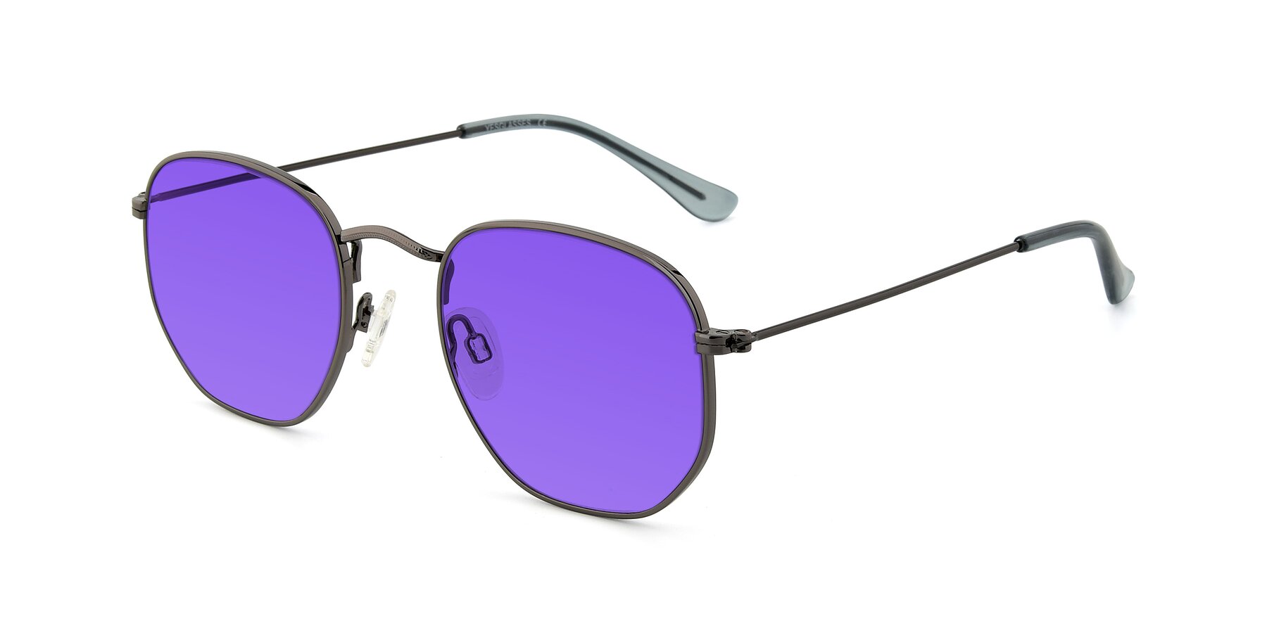 Angle of SSR1943 in Grey with Purple Tinted Lenses