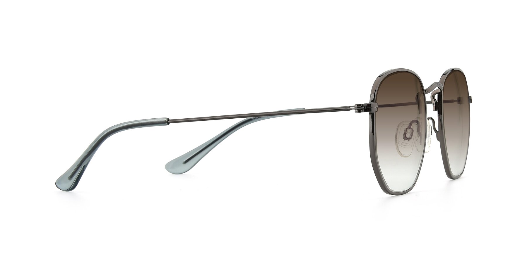 Side of SSR1943 in Grey with Brown Gradient Lenses