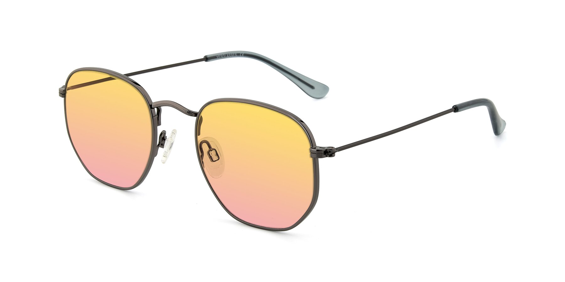 Angle of SSR1943 in Grey with Yellow / Pink Gradient Lenses