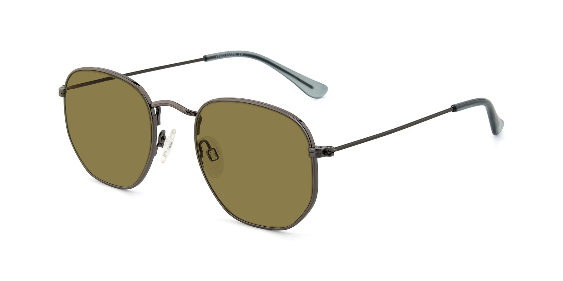Angle of SSR1943 in Grey with Brown Polarized Lenses