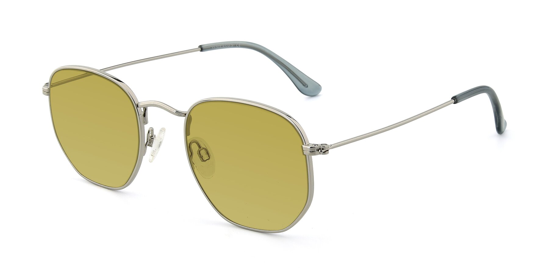 Angle of SSR1944 in Silver with Champagne Tinted Lenses