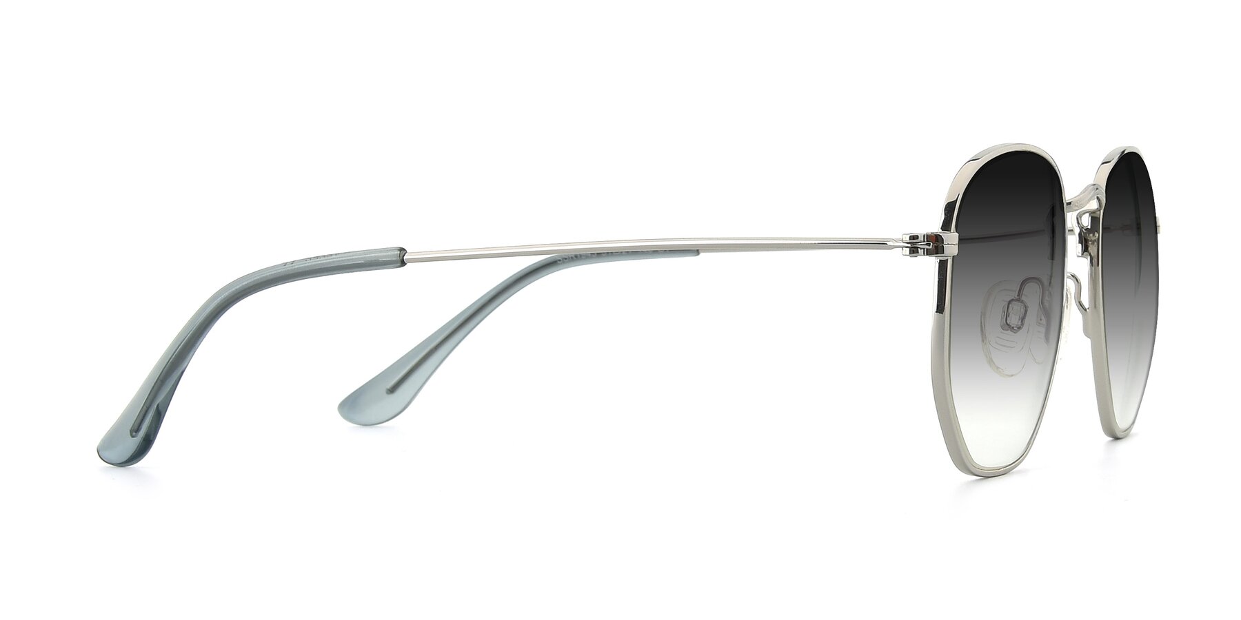 Side of SSR1944 in Silver with Gray Gradient Lenses