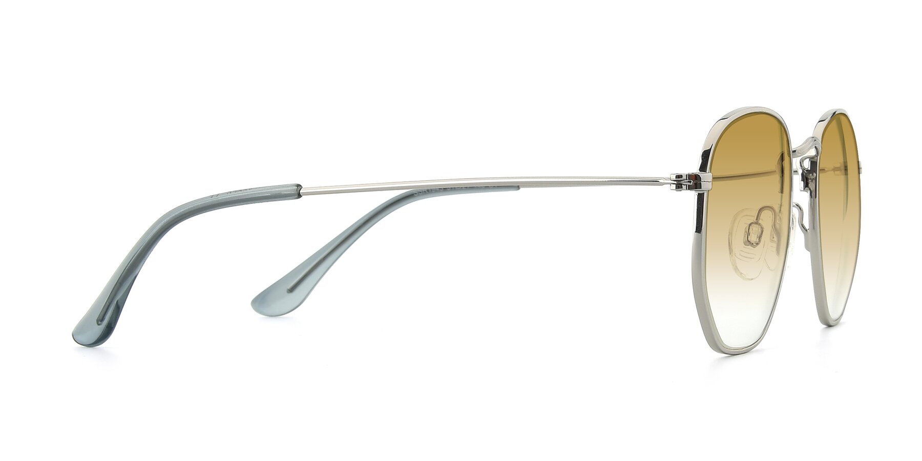 Side of SSR1944 in Silver with Champagne Gradient Lenses