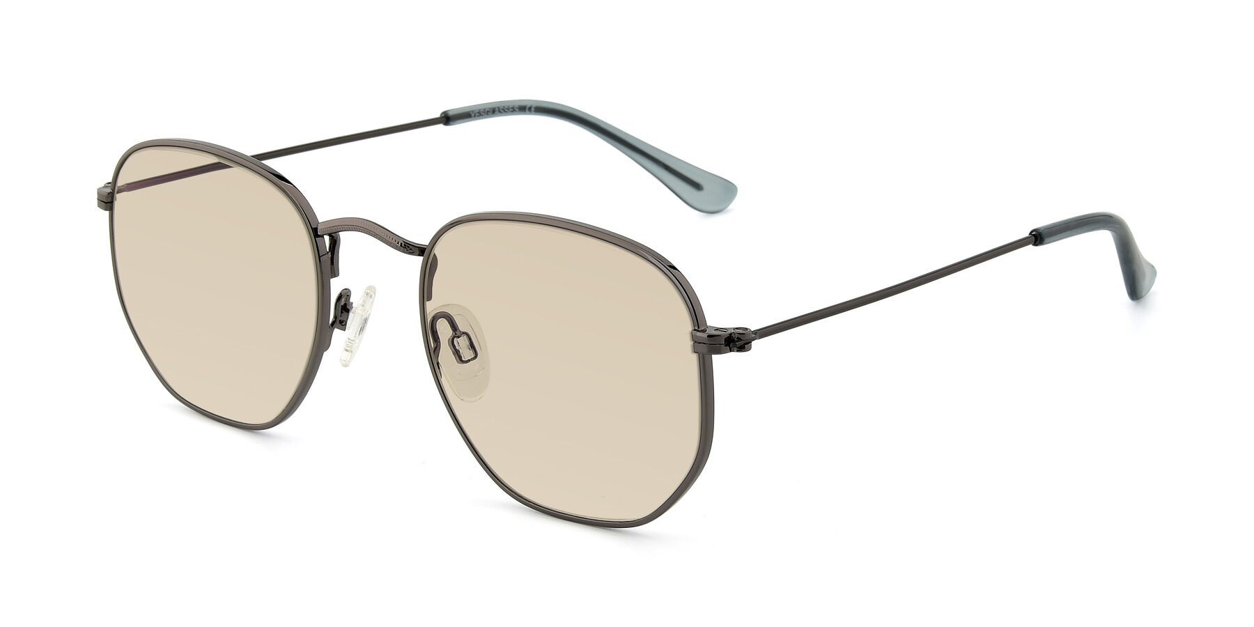 Angle of SSR1944 in Grey with Light Brown Tinted Lenses