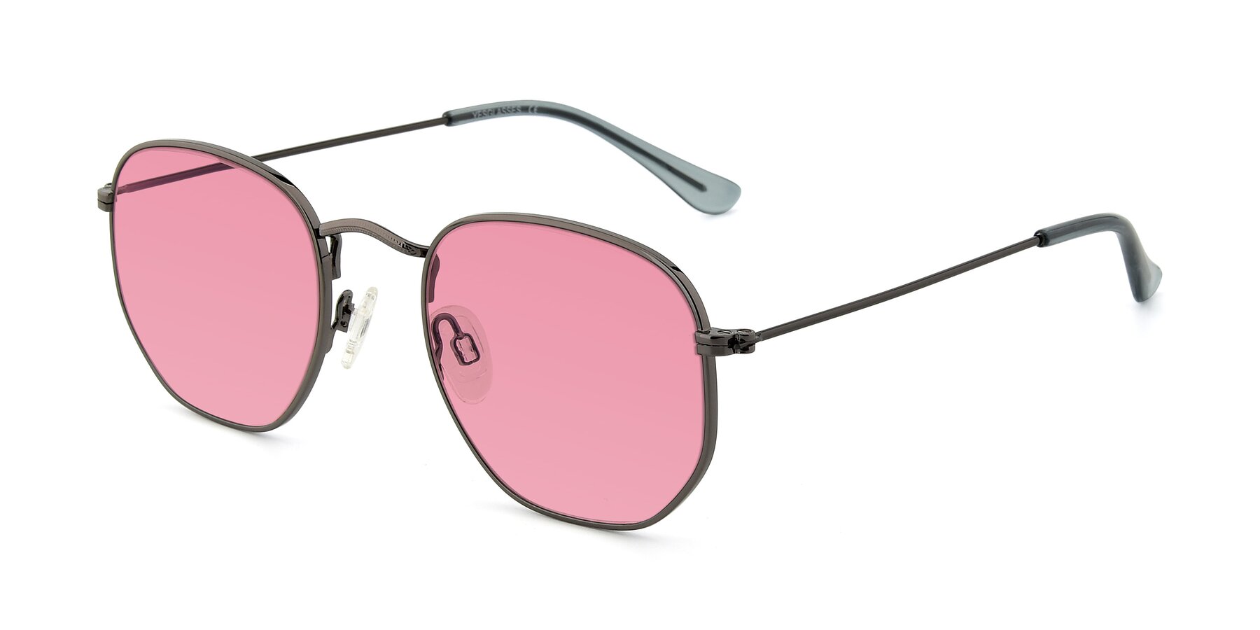 Angle of SSR1944 in Grey with Pink Tinted Lenses