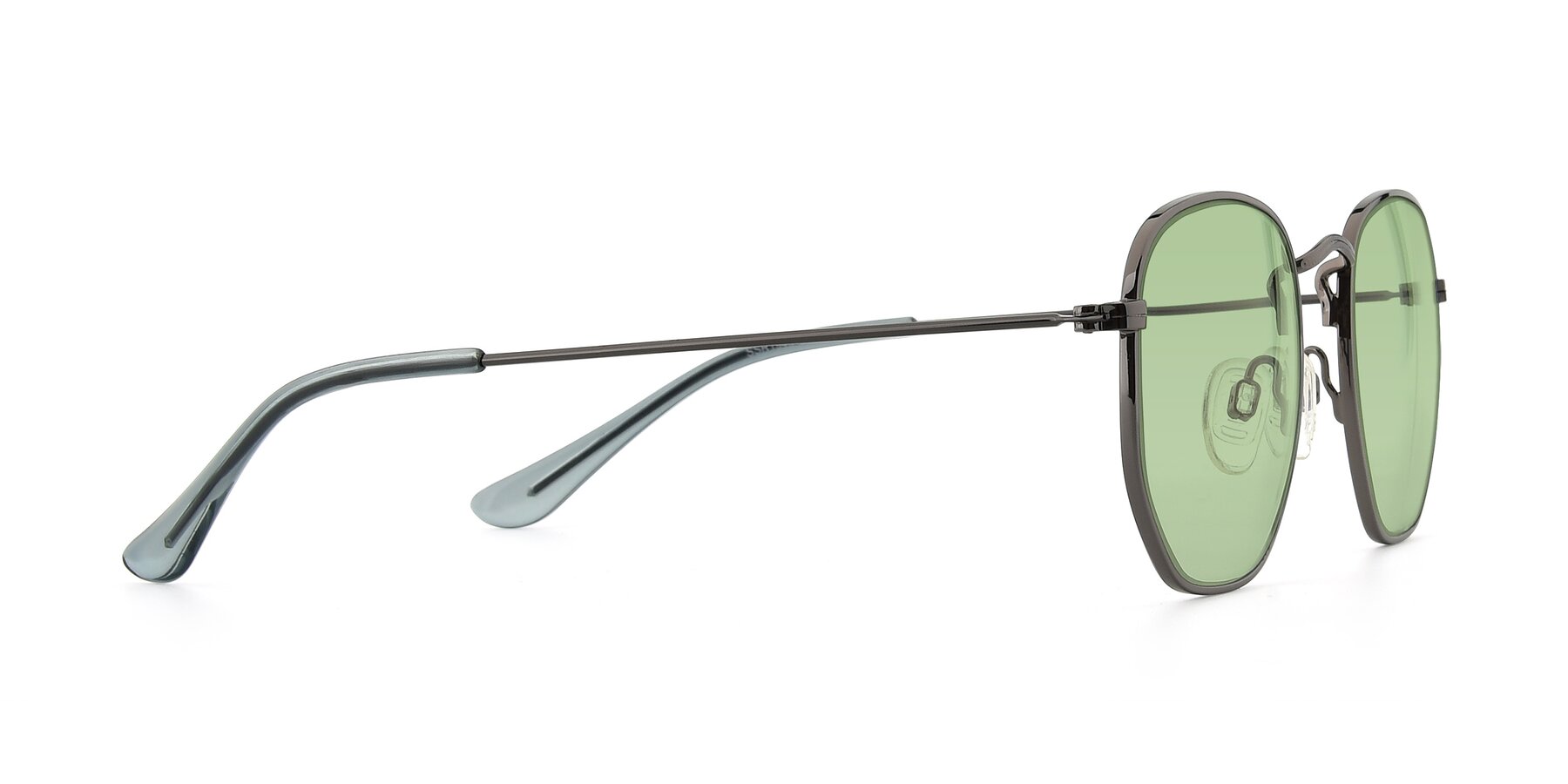 Side of SSR1944 in Grey with Medium Green Tinted Lenses