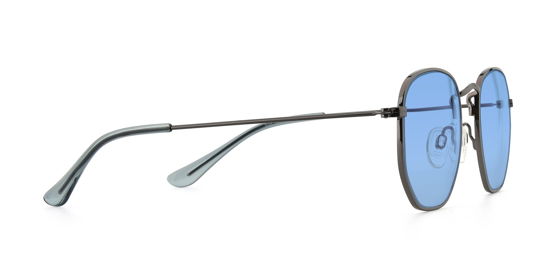 Side of SSR1944 in Grey with Medium Blue Tinted Lenses