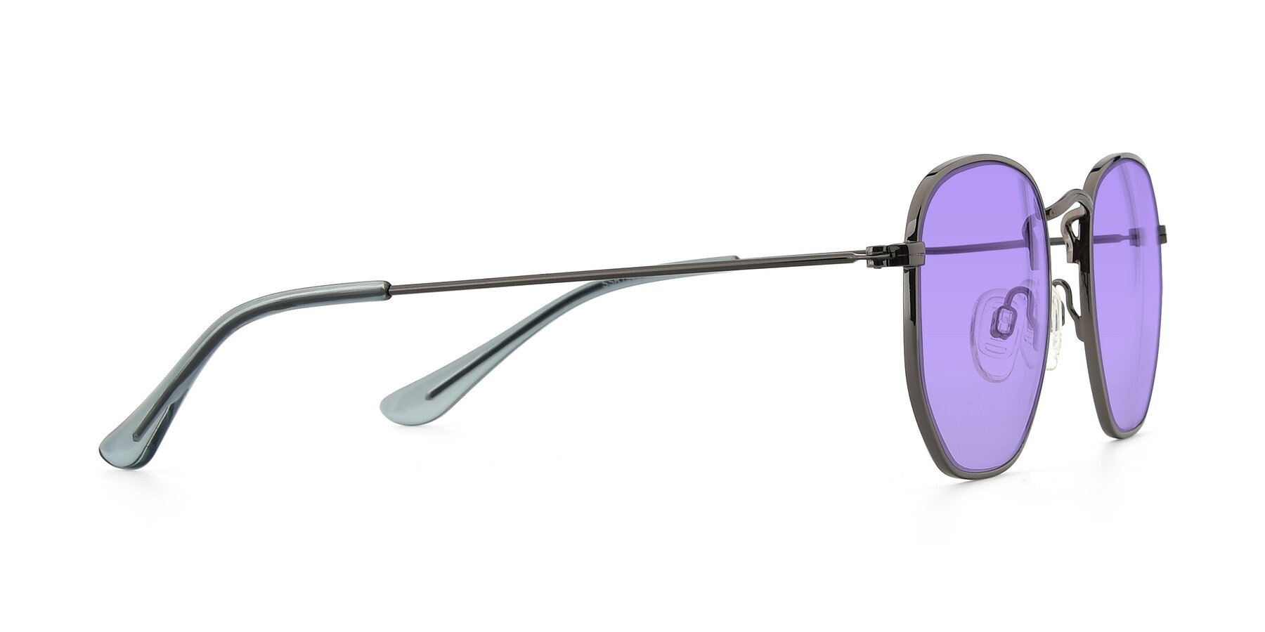 Side of SSR1944 in Grey with Medium Purple Tinted Lenses
