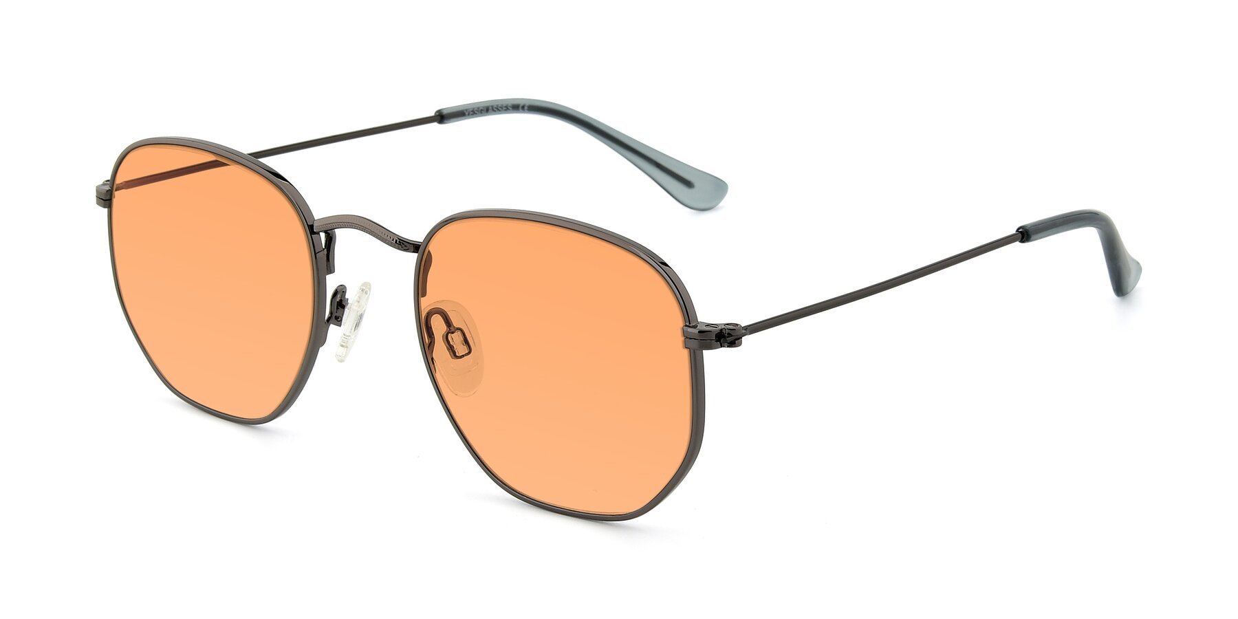 Angle of SSR1944 in Grey with Medium Orange Tinted Lenses