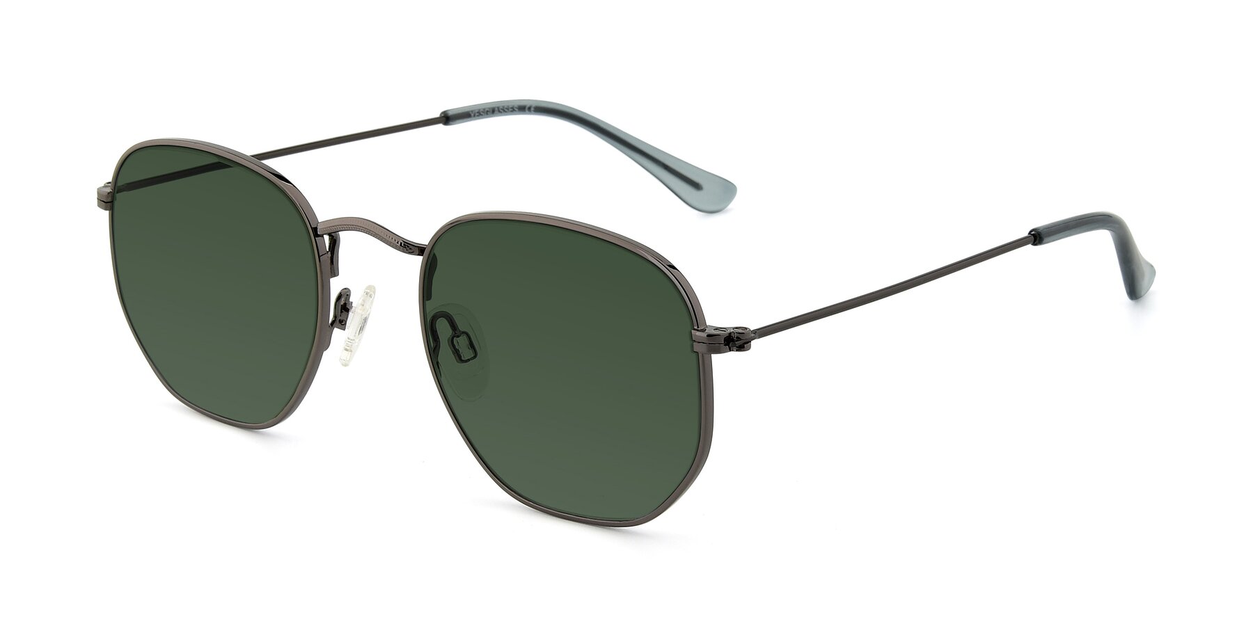 Angle of SSR1944 in Grey with Green Tinted Lenses