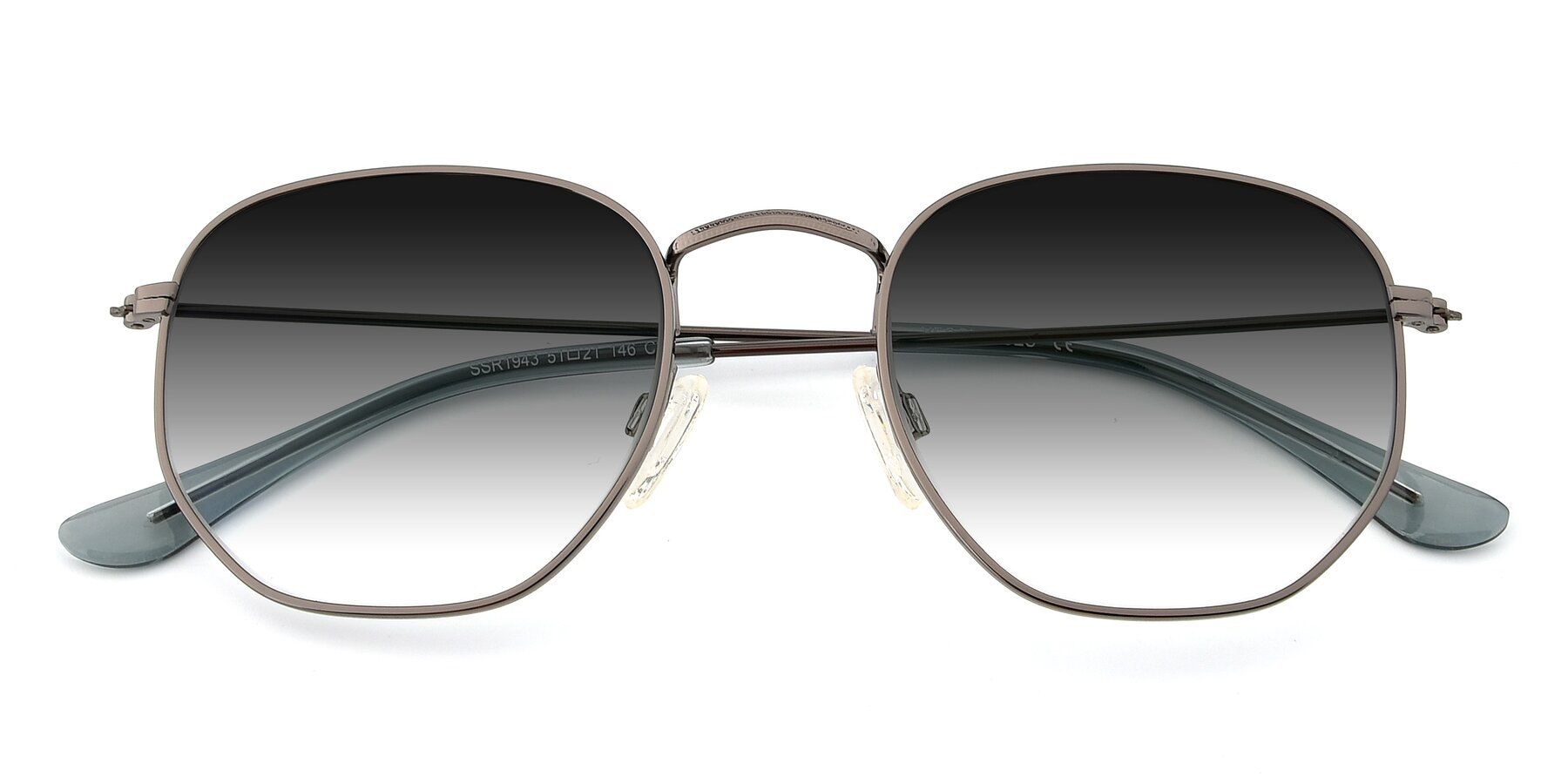 Folded Front of SSR1944 in Grey with Gray Gradient Lenses