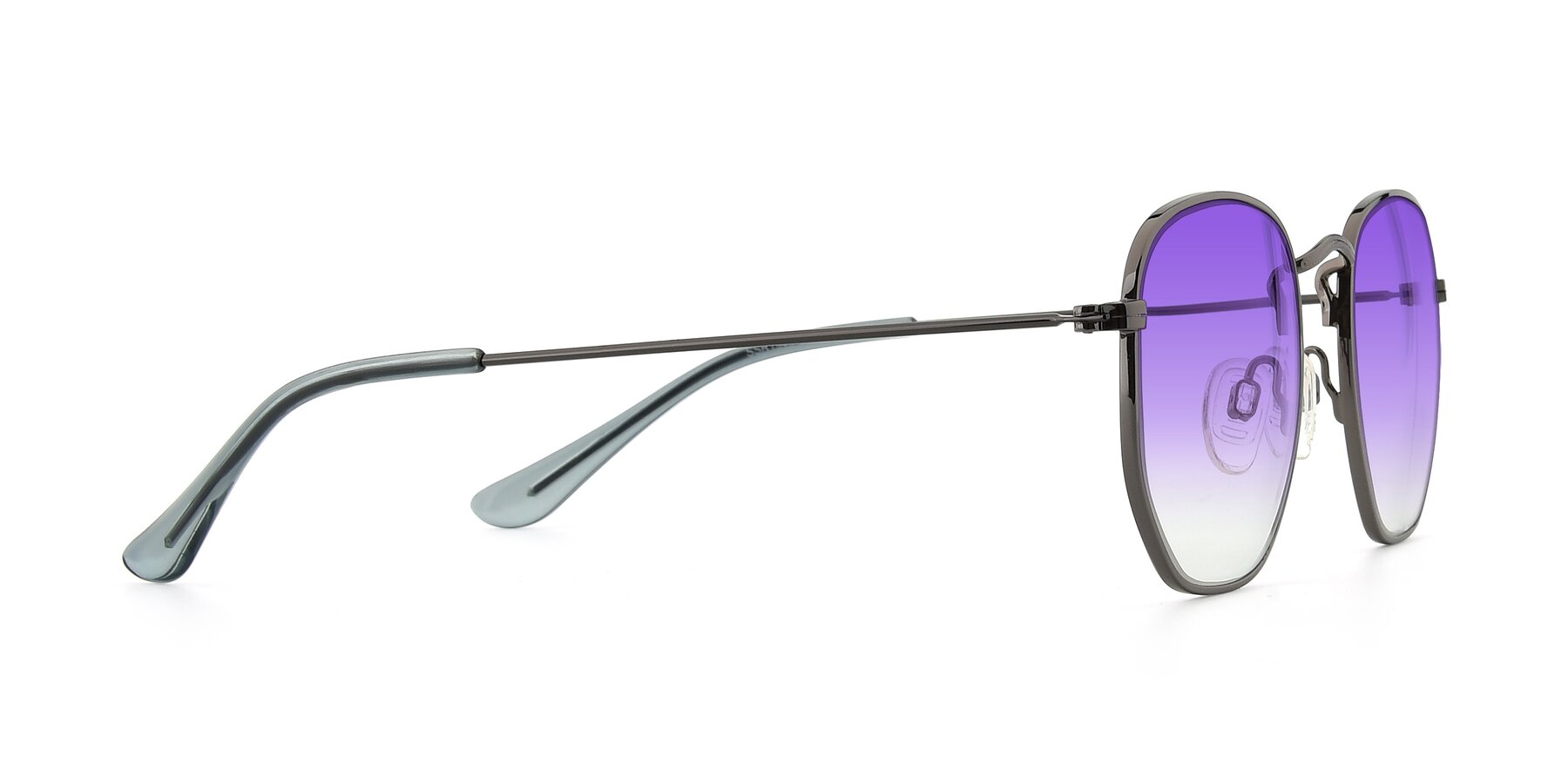 Side of SSR1944 in Grey with Purple Gradient Lenses