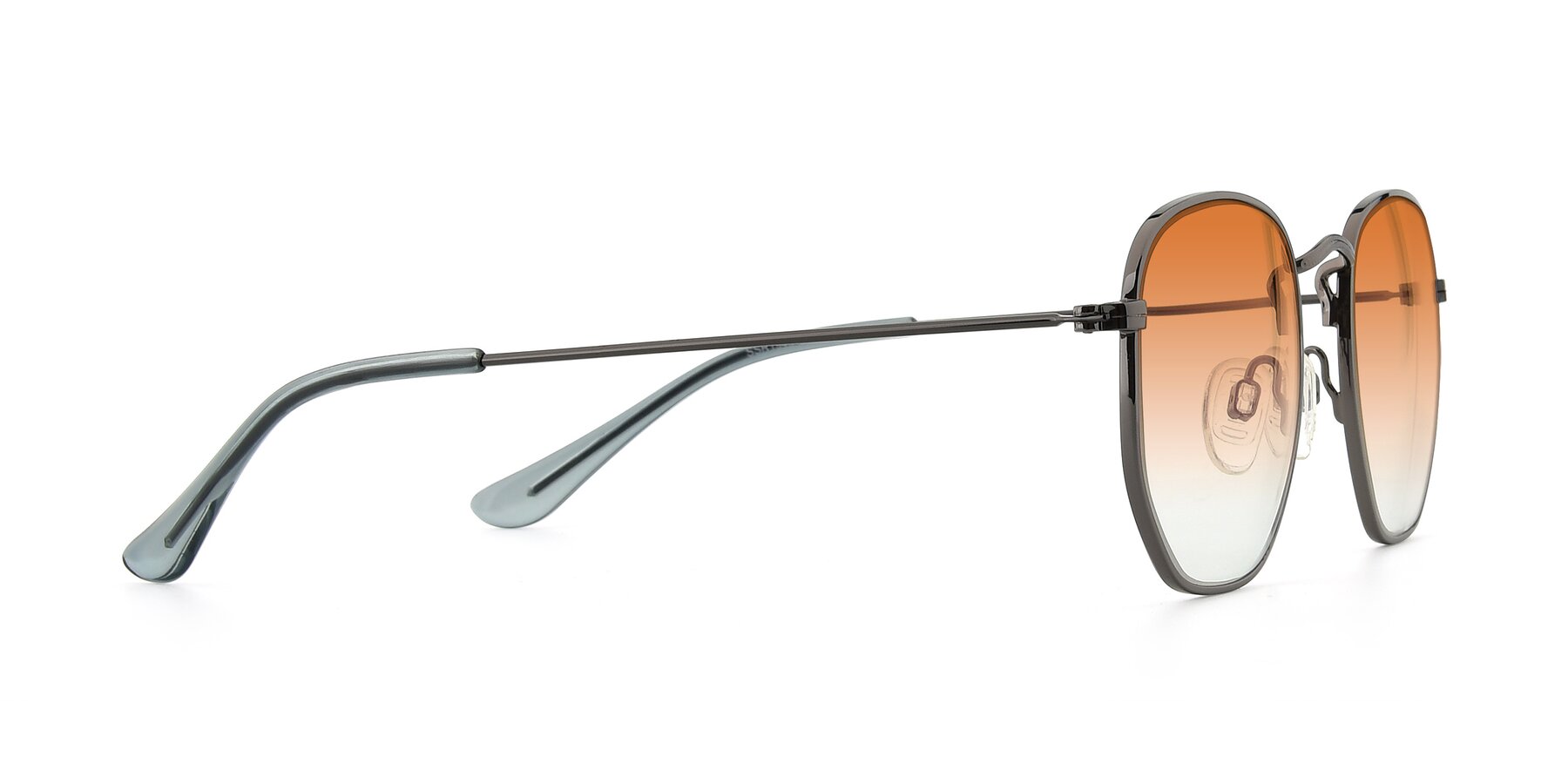 Side of SSR1944 in Grey with Orange Gradient Lenses