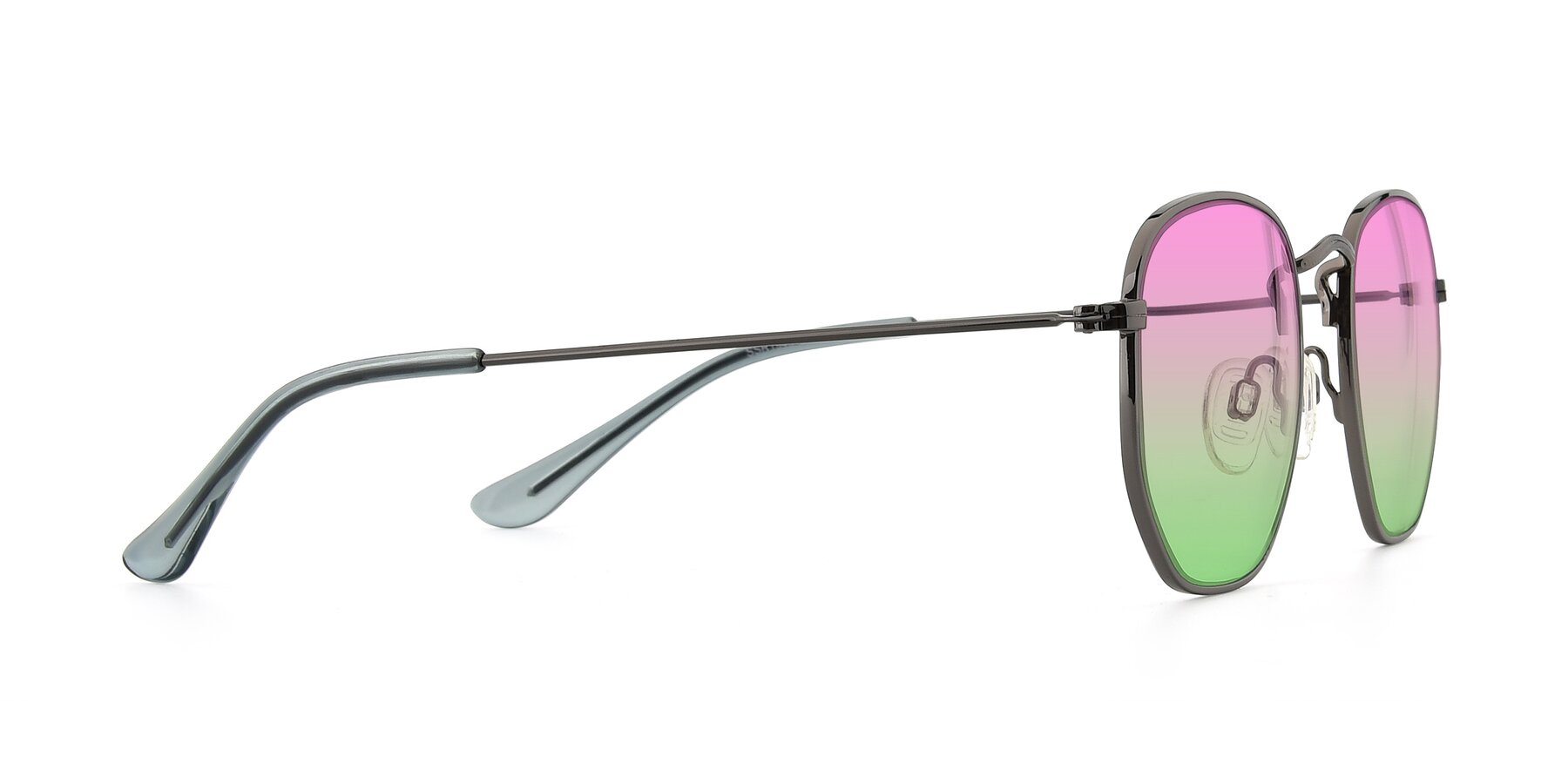 Side of SSR1944 in Grey with Pink / Green Gradient Lenses