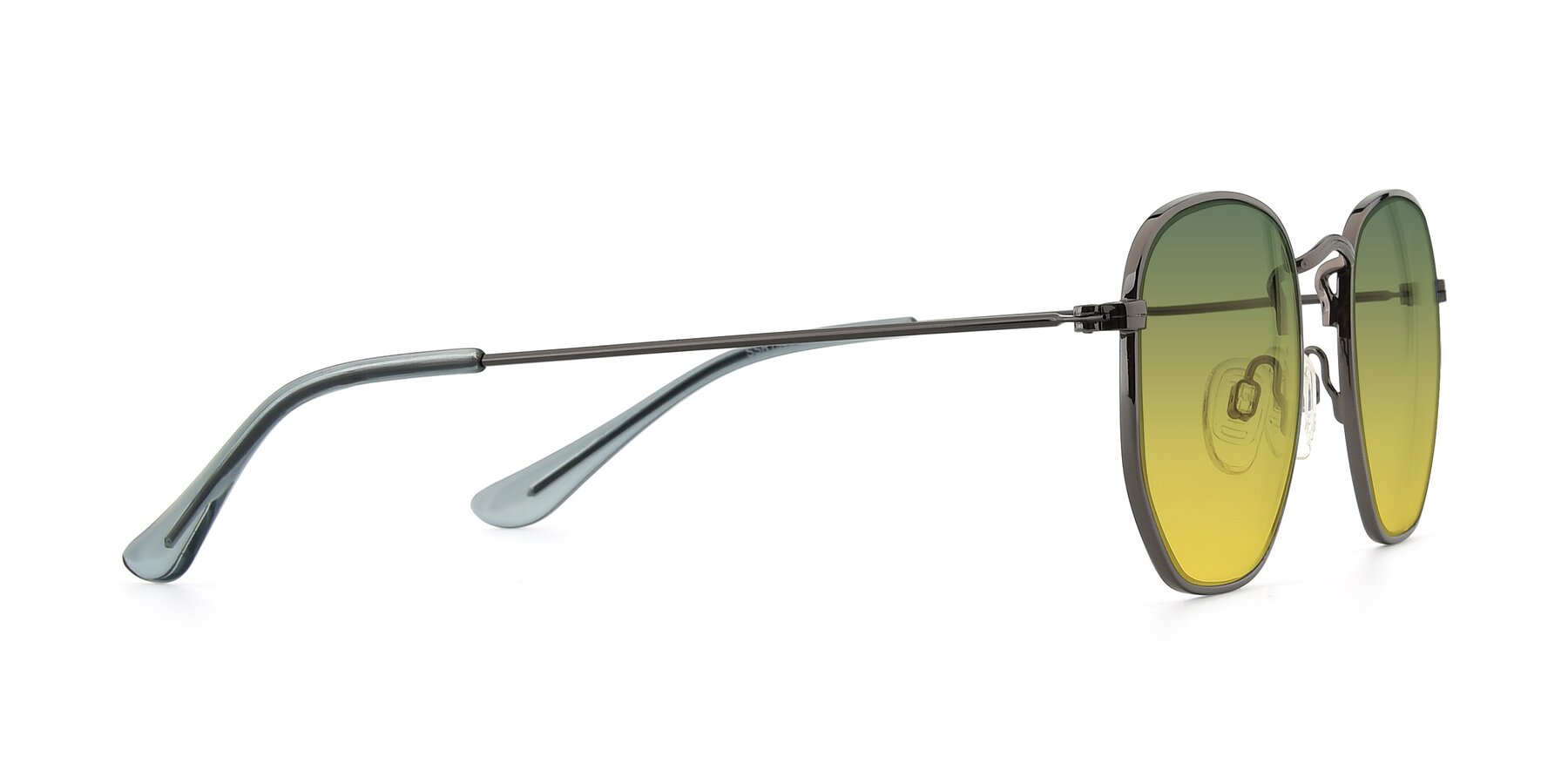 Side of SSR1944 in Grey with Green / Yellow Gradient Lenses