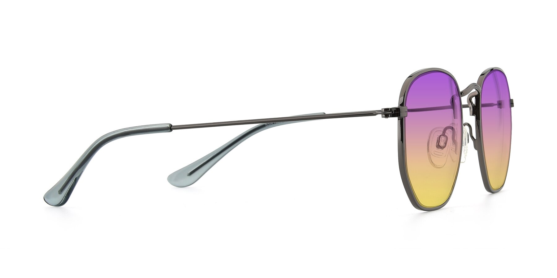 Side of SSR1944 in Grey with Purple / Yellow Gradient Lenses