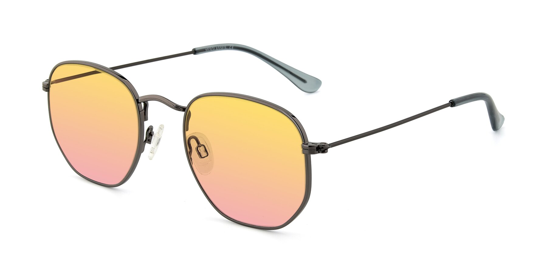 Angle of SSR1944 in Grey with Yellow / Pink Gradient Lenses
