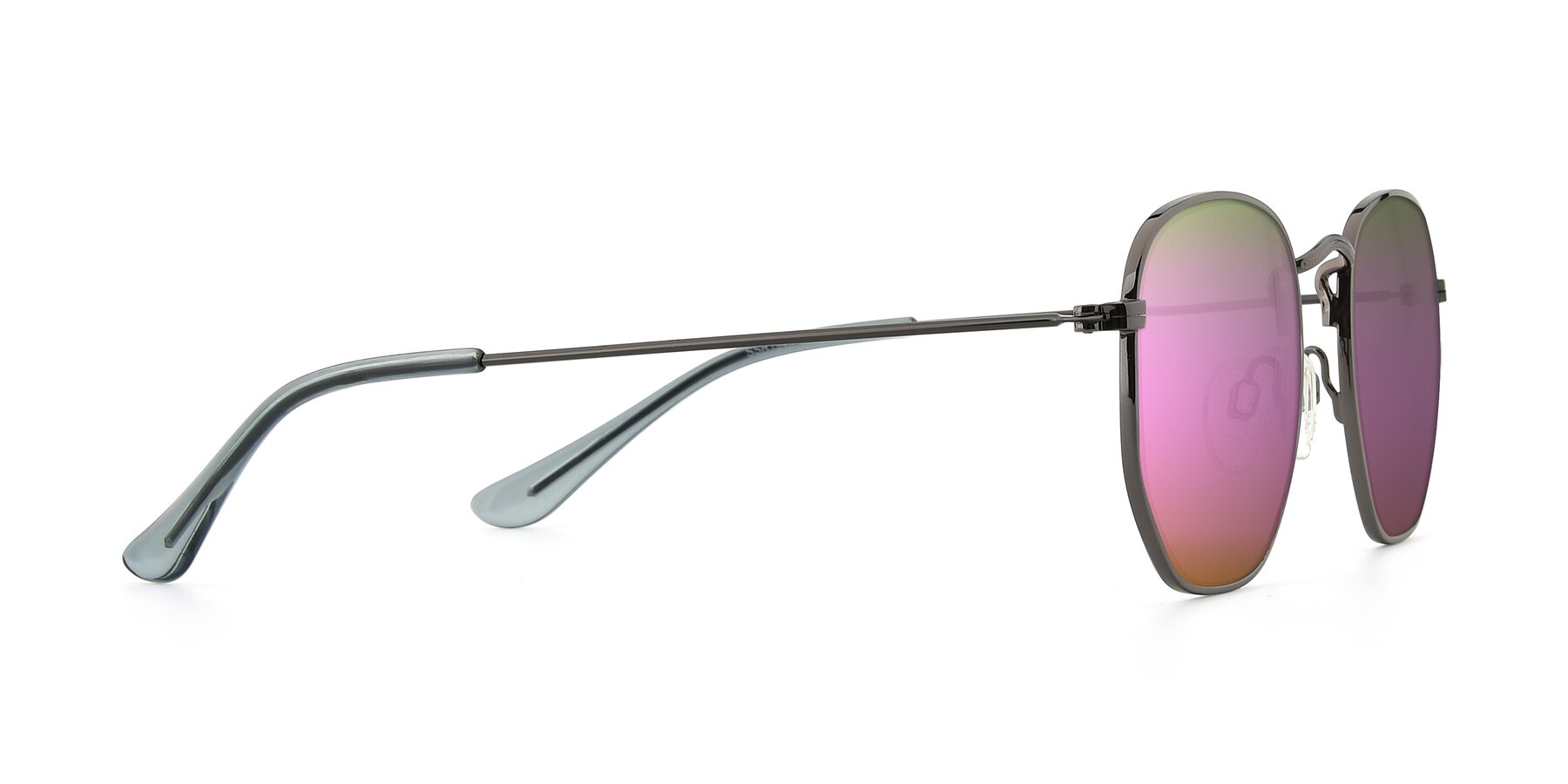 Side of SSR1944 in Grey with Pink Mirrored Lenses