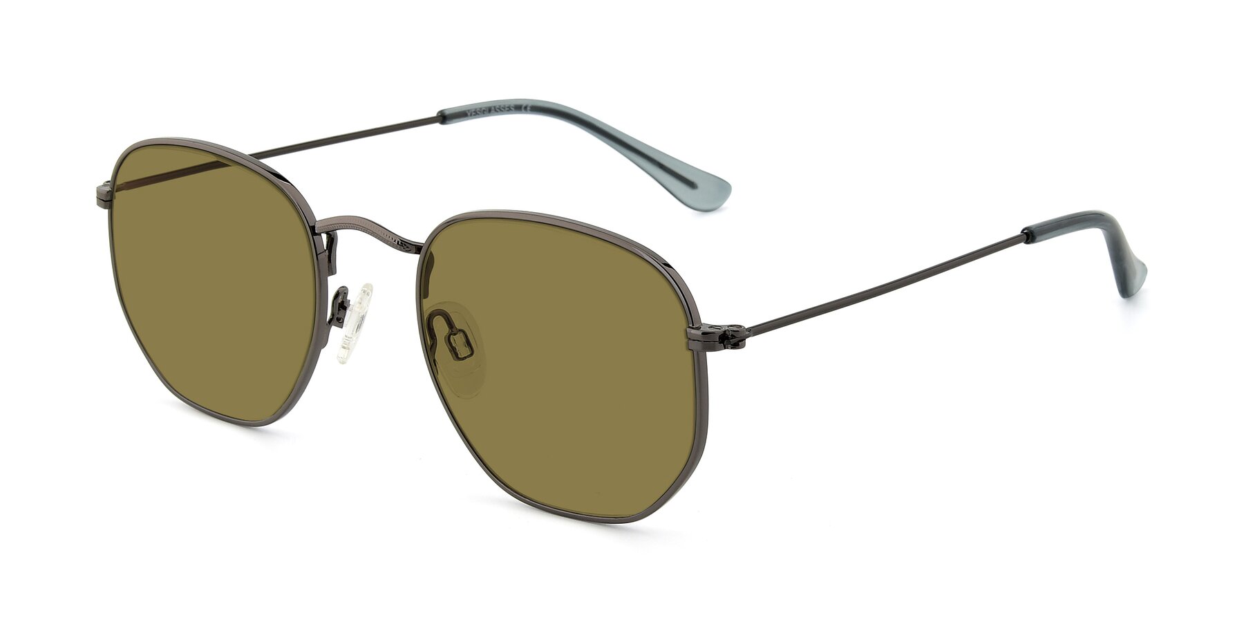 Angle of SSR1944 in Grey with Brown Polarized Lenses