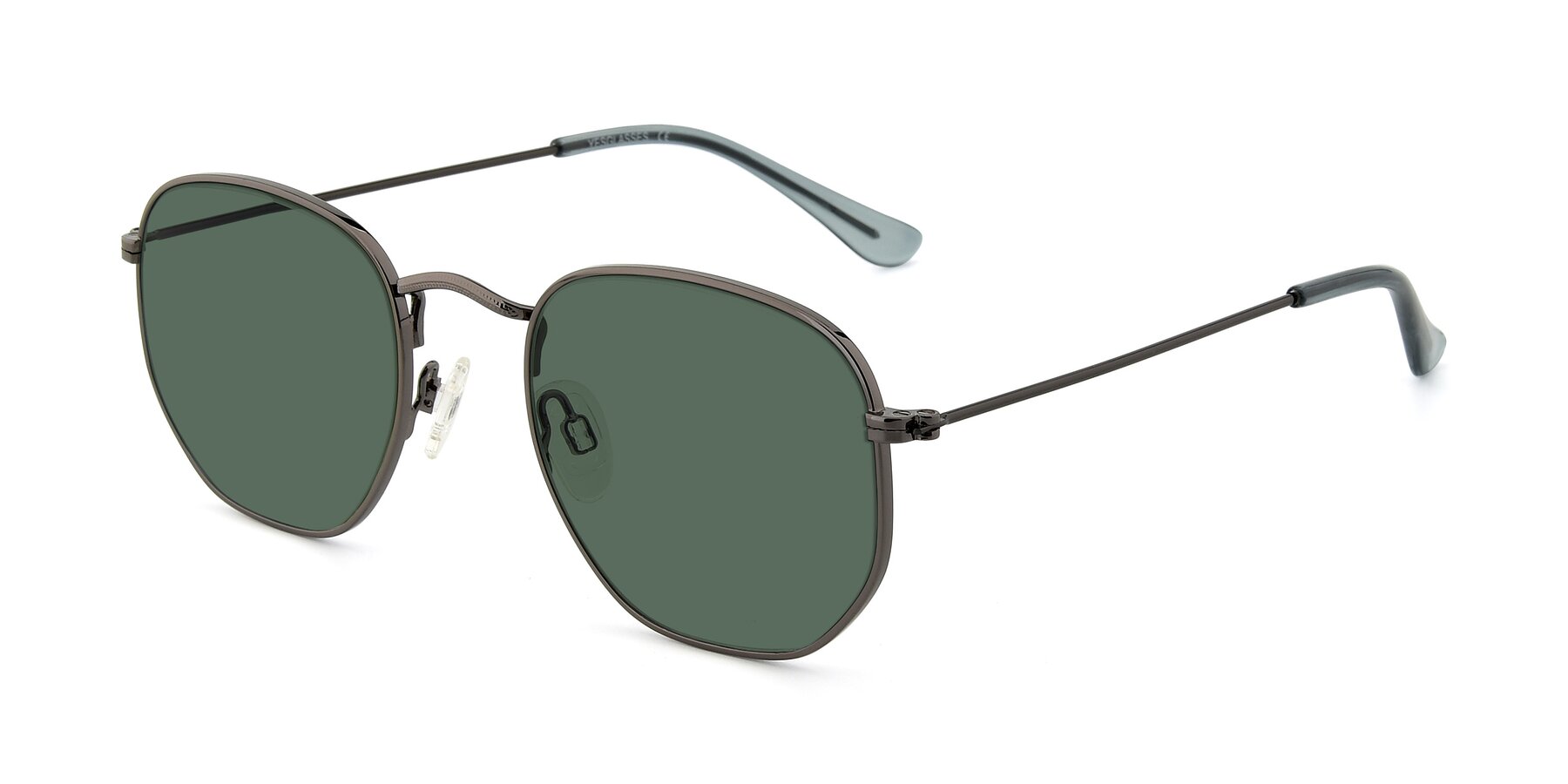 Angle of SSR1944 in Grey with Green Polarized Lenses