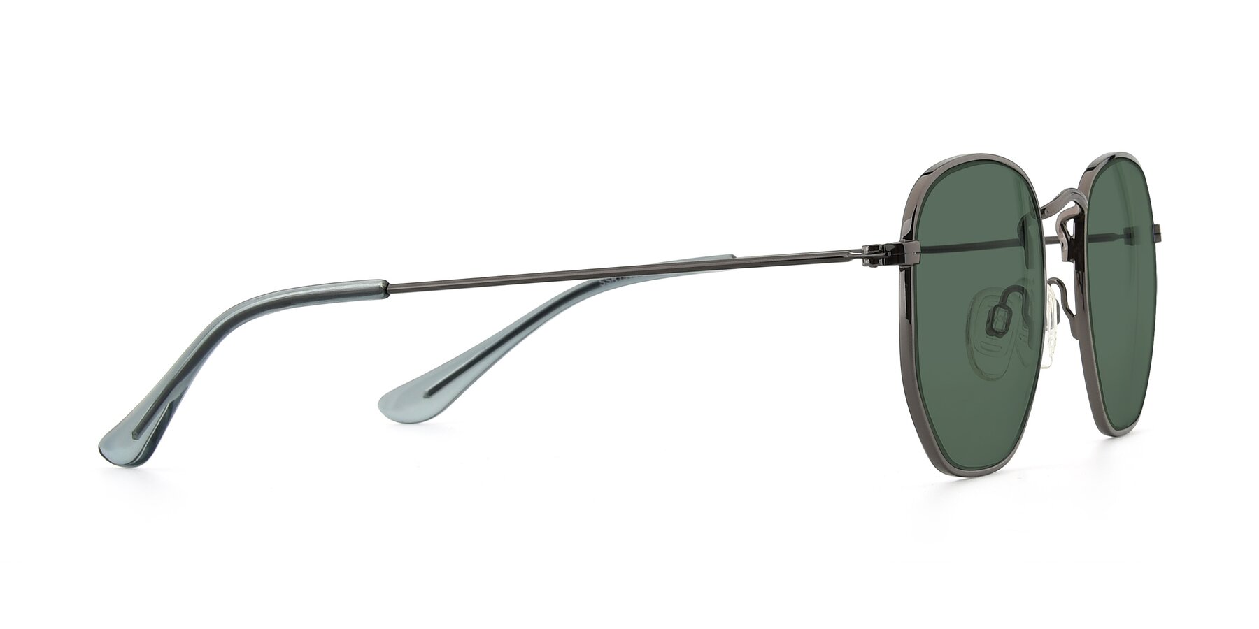 Side of SSR1944 in Grey with Green Polarized Lenses