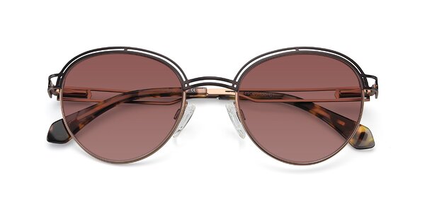 Front of Marvel in Coffee/Gold