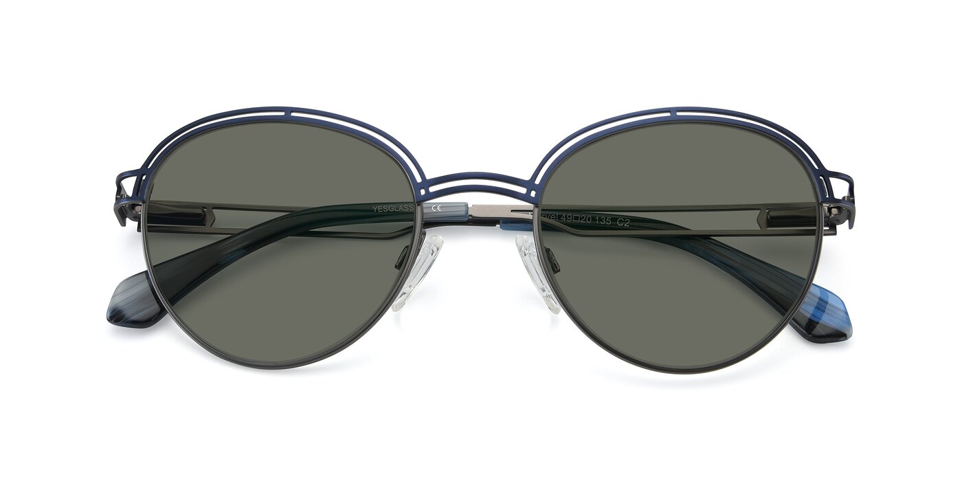 Marvel - Blue / Gunmetal Polarized Sunglasses