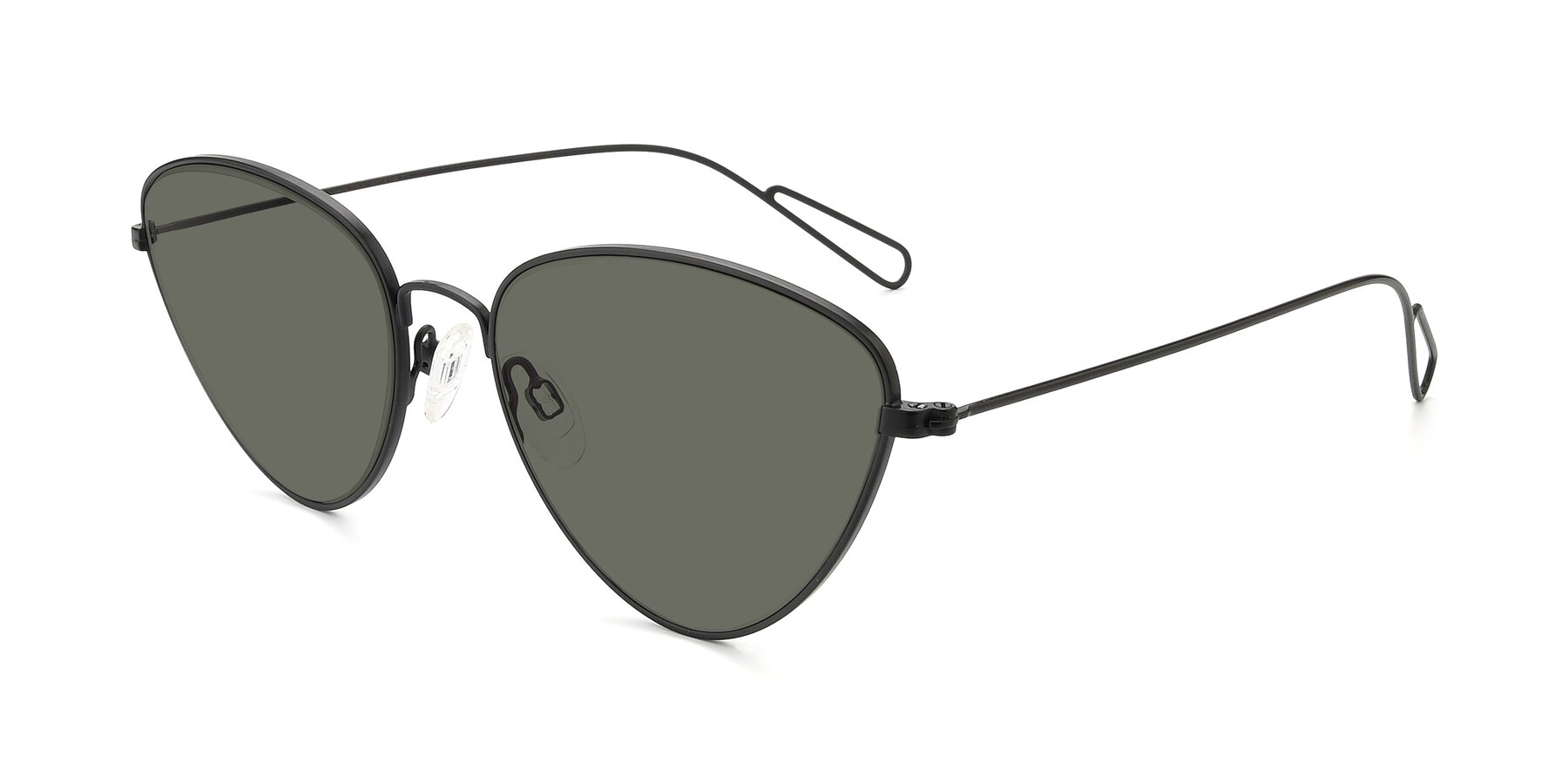 Angle of Butterfly Effect in Black with Gray Polarized Lenses