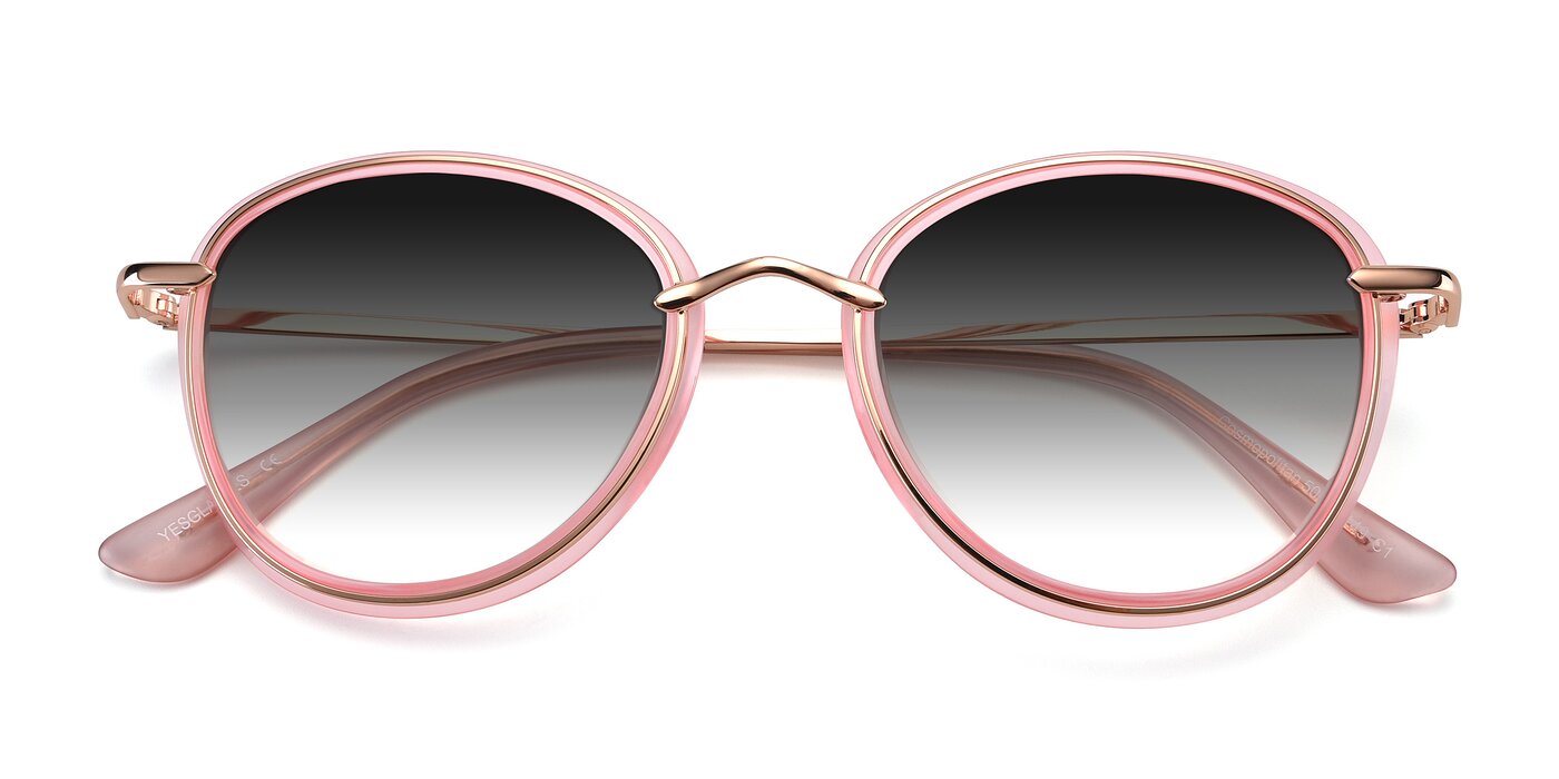 Cosmopolitan - Pink / Gold Gradient Sunglasses