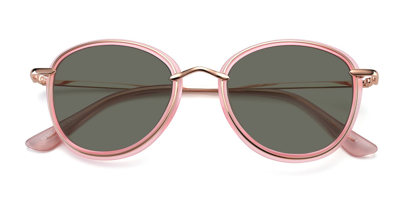 Cosmopolitan - Pink / Gold Polarized Sunglasses