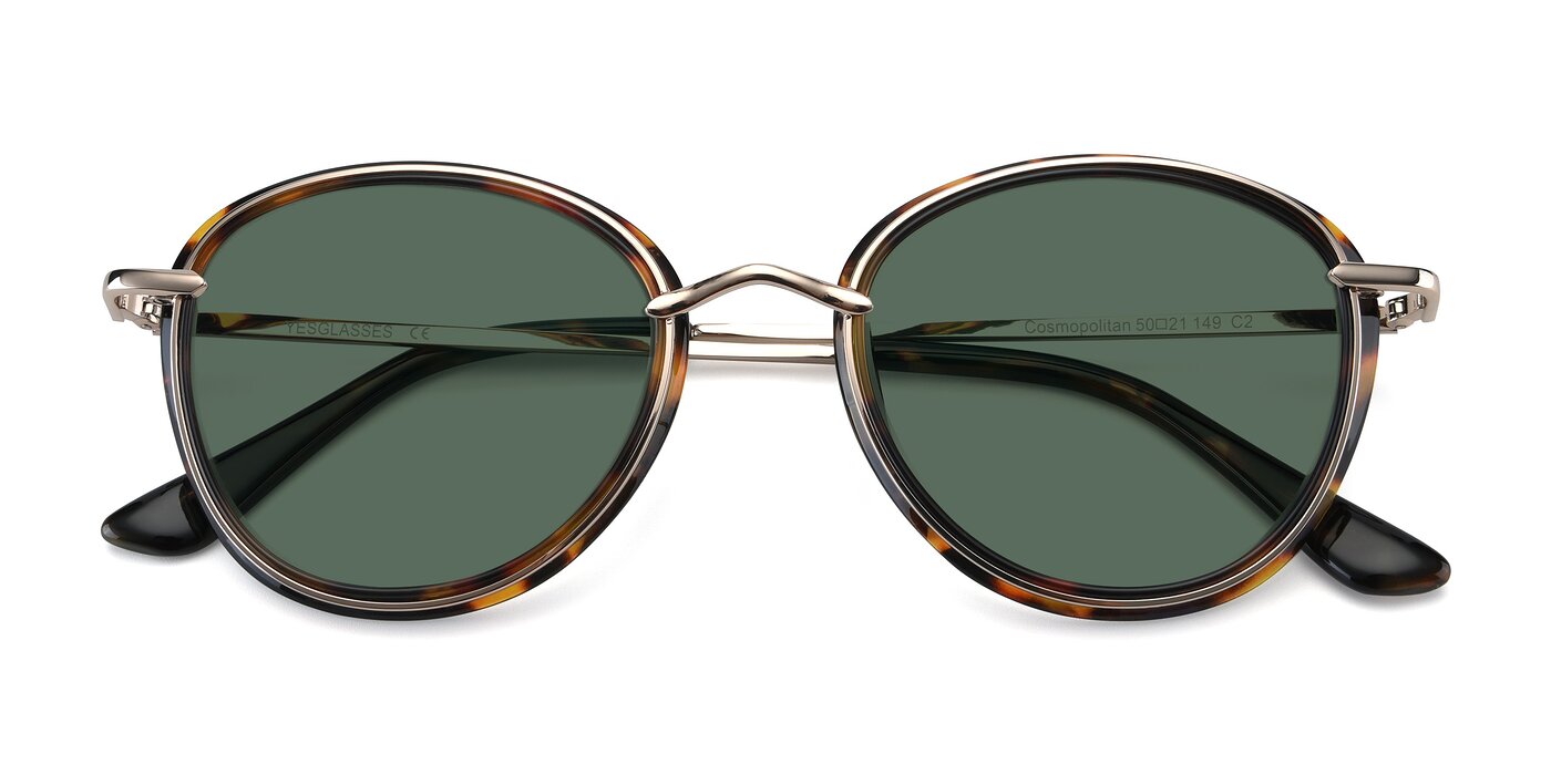 Cosmopolitan - Tortoise / Silver Polarized Sunglasses