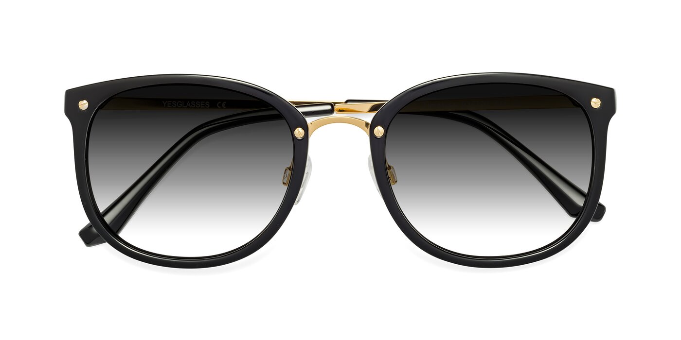 Timeless - Black / Gold Gradient Sunglasses